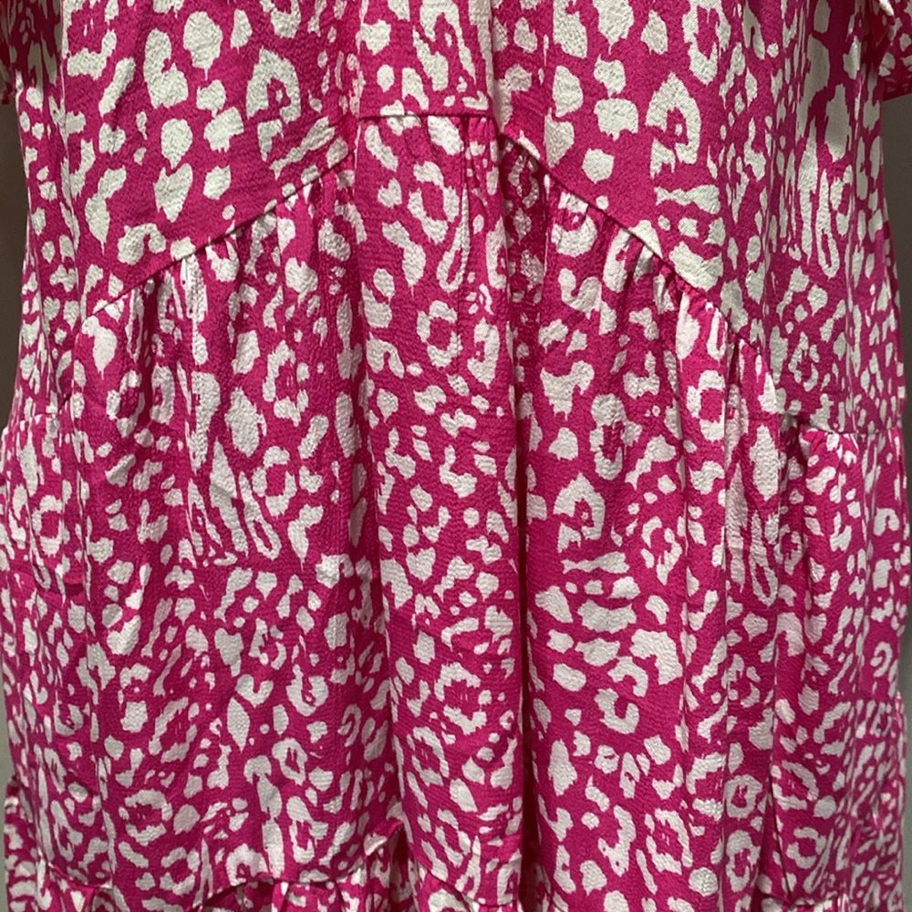 COPY - Zara - Pink & White Mink Dress - Picture 4 of 7